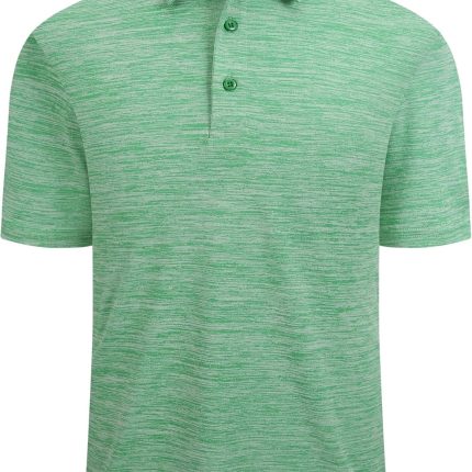 Mens Golf Shirt Moisture Wicking Quick-Dry Short Sleeve Casual Polo Shirts for Men